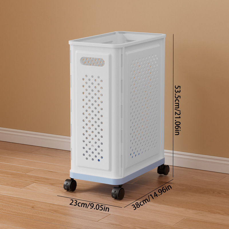 Foldable Laundry Basket – Large Capacity, Rolling Wheels