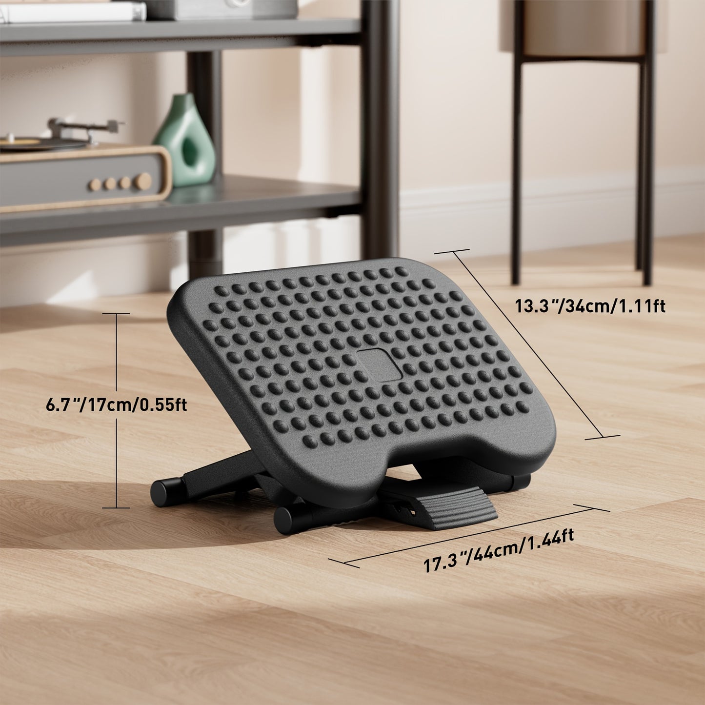 Ergonomic Adjustable Under Desk Footrest – Ultimate Comfort Support