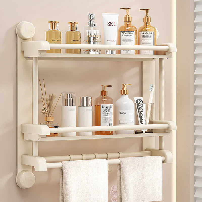 No-Drill Suction Storage Rack – Heavy-Duty & Stainless Steel