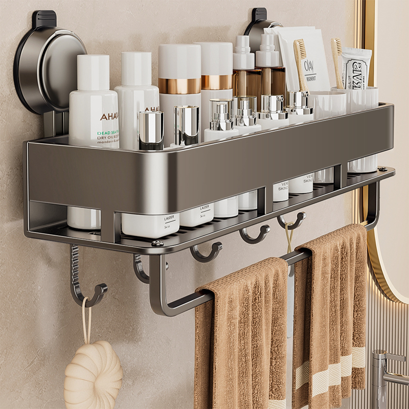 Suction Cup Bathroom Storage – Premium Material & Strong Load Capacity