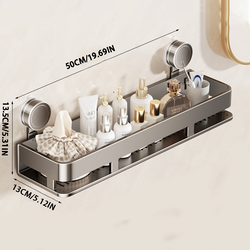 Suction Cup Bathroom Storage – Premium Material & Strong Load Capacity