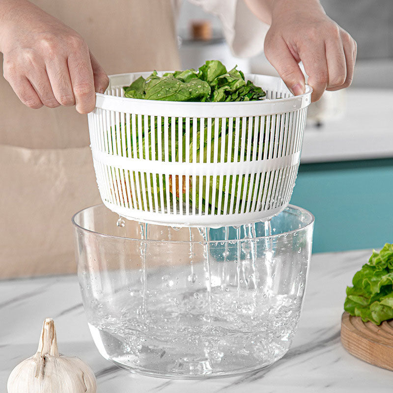 2-in-1 Veggie & Fruit Washer & Spinner – Clean & Dry in Seconds