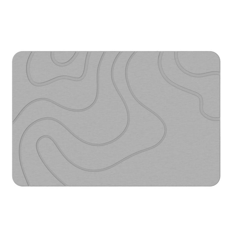 Diatomaceous Earth Hard Bath Mat - Non-Slip & Super Absorbent