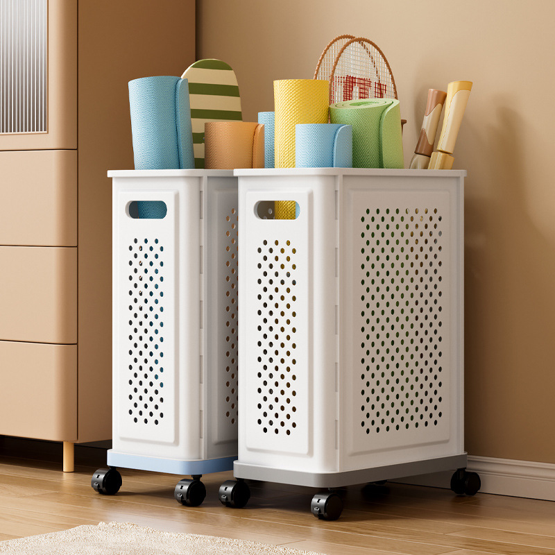 Foldable Laundry Basket – Large Capacity, Rolling Wheels