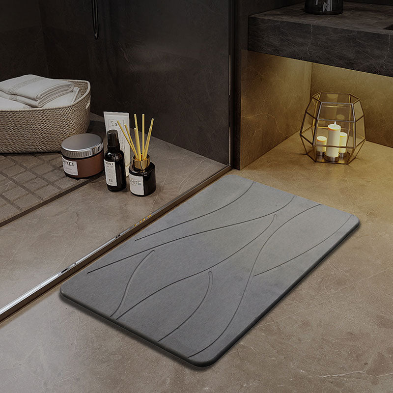 Diatomaceous Earth Hard Bath Mat - Non-Slip & Super Absorbent