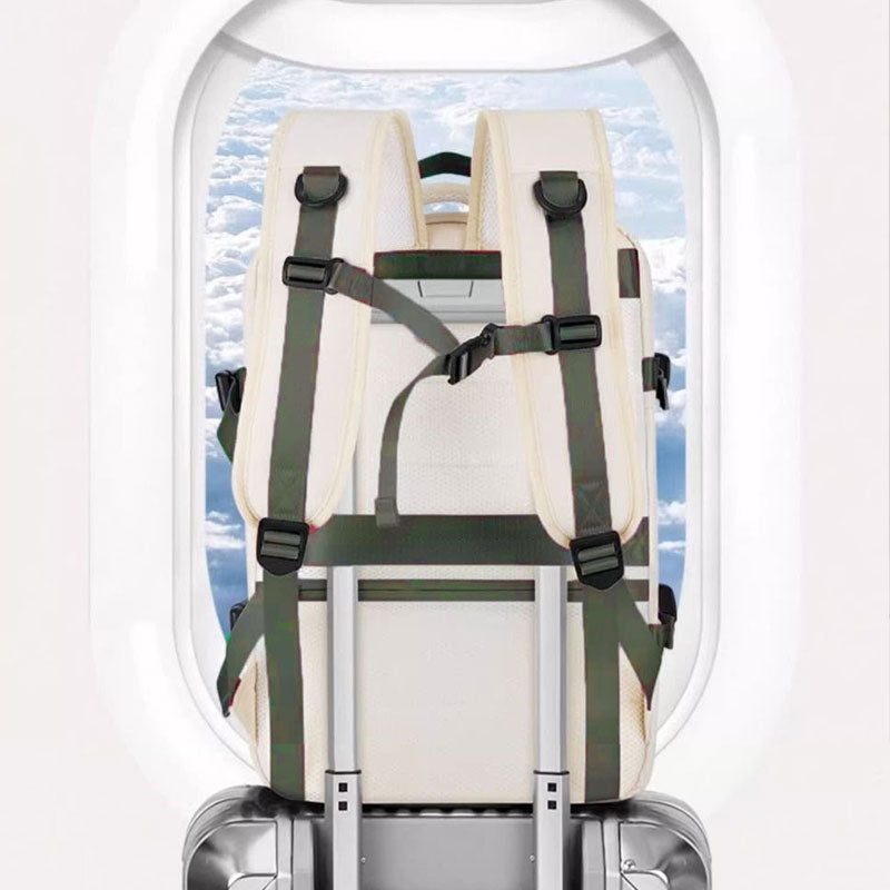 USB Rechargeable Waterproof Travel Bag - 180° Full-Open Design & Dry-wet separation