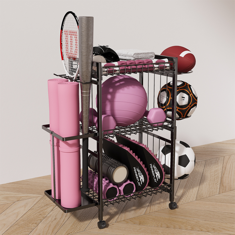 Sports Gear Organizer Rack – Heavy-Duty, Space-Saving Large Capacity