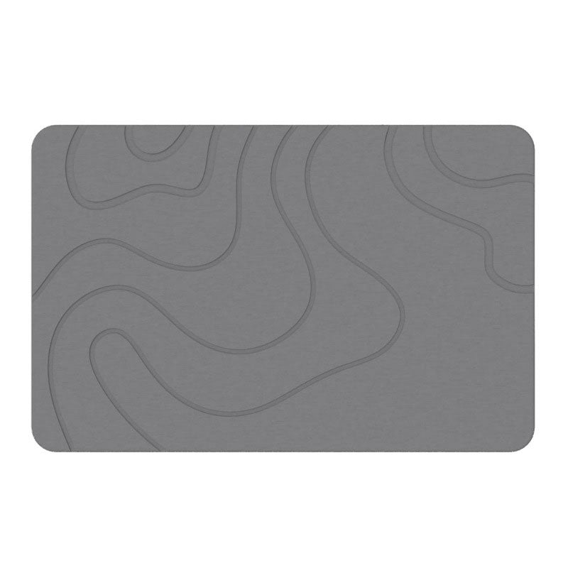 Diatomaceous Earth Hard Bath Mat - Non-Slip & Super Absorbent