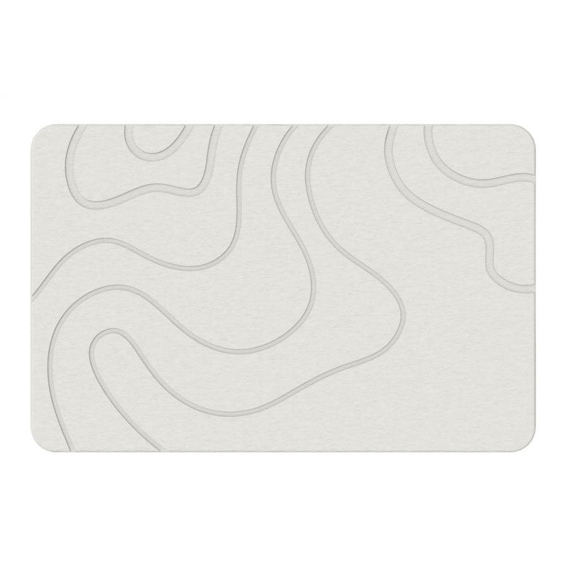 Diatomaceous Earth Hard Bath Mat - Non-Slip & Super Absorbent