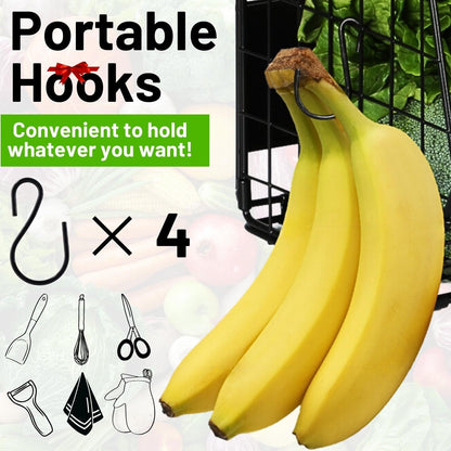 Magnetic Shelf for Fridge with Wood