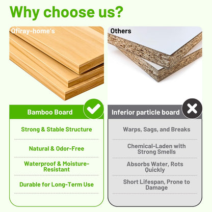 Magnetic Shelf for Fridge with Wood