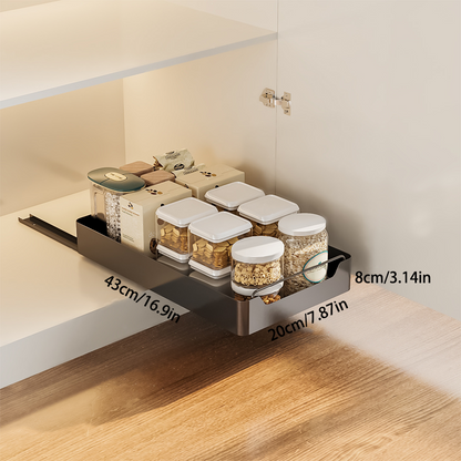 Pull-Out Storage Basket – Large Capacity & Strong Load Bearing