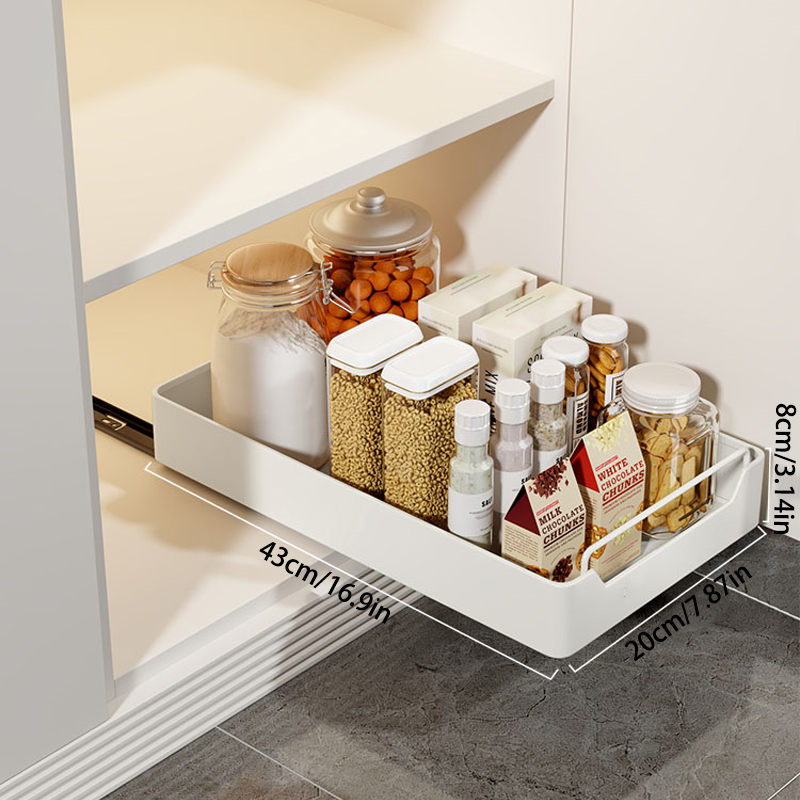 Pull-Out Storage Basket – Large Capacity & Strong Load Bearing