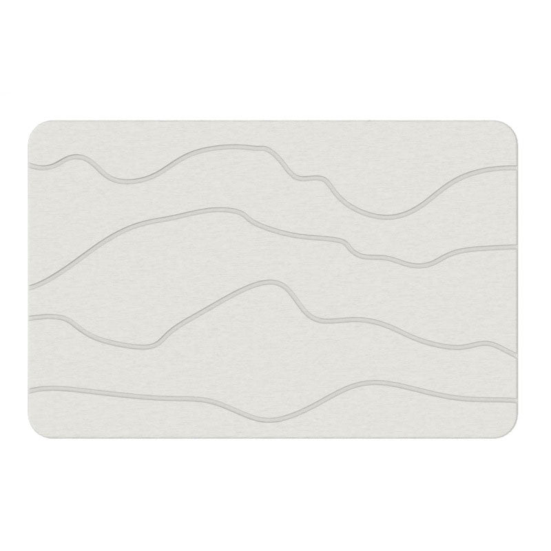 Diatomaceous Earth Hard Bath Mat - Non-Slip & Super Absorbent