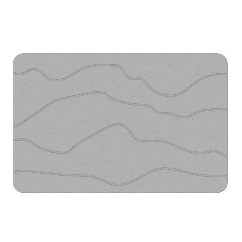 Diatomaceous Earth Hard Bath Mat - Non-Slip & Super Absorbent