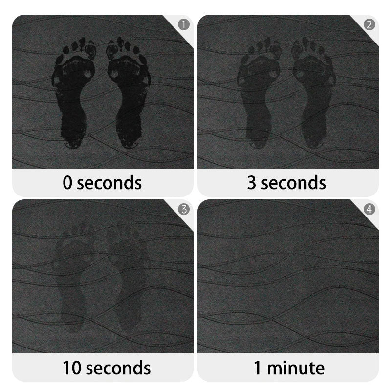 Diatomaceous Earth Hard Bath Mat - Non-Slip & Super Absorbent