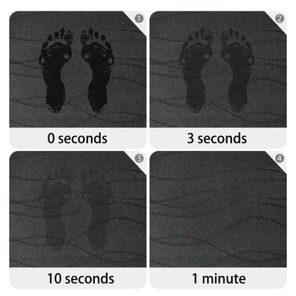 Diatomaceous Earth Hard Bath Mat - Non-Slip & Super Absorbent