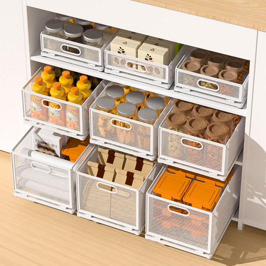 Pull-Out Organizer Basket – Extra Large Capacity & Durable Strength