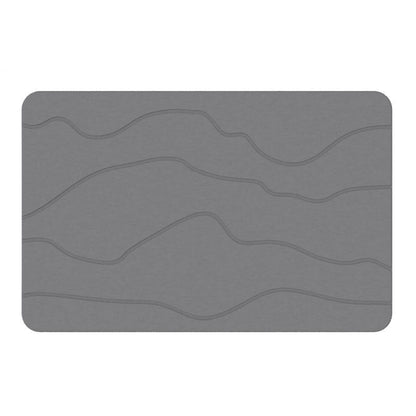 Diatomaceous Earth Hard Bath Mat - Non-Slip & Super Absorbent