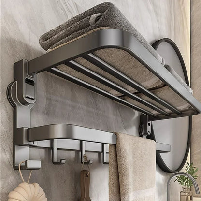 Suction Towel Rack – No-Drill Installation & Strong Load Capacity