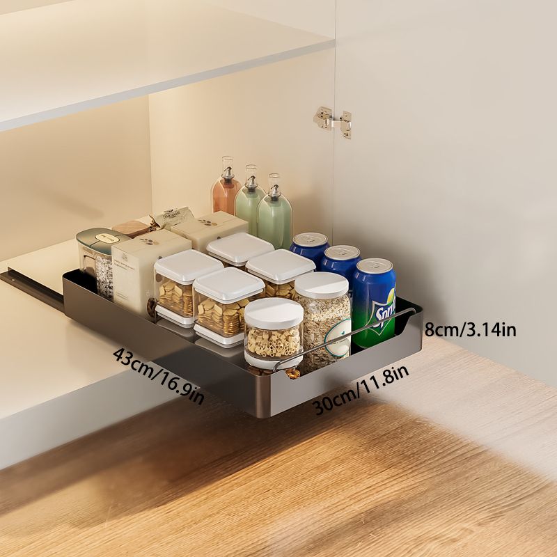 Pull-Out Storage Basket – Large Capacity & Strong Load Bearing