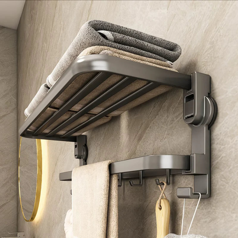 Suction Towel Rack – No-Drill Installation & Strong Load Capacity