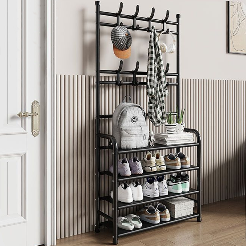 Multi-Layer Shoe & Coat Rack – Large Capacity, Strong Load-Bearing