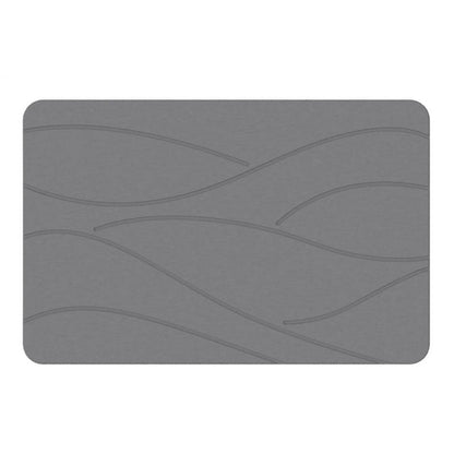 Diatomaceous Earth Hard Bath Mat - Non-Slip & Super Absorbent