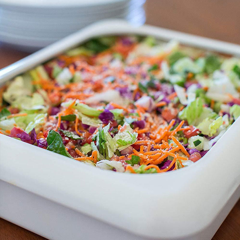 2 in 1 Foil Tray Food Storage Box: Quick Access, Fresh-Keeping Design