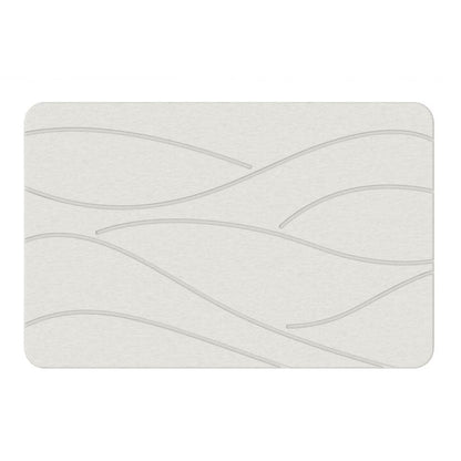 Diatomaceous Earth Hard Bath Mat - Non-Slip & Super Absorbent