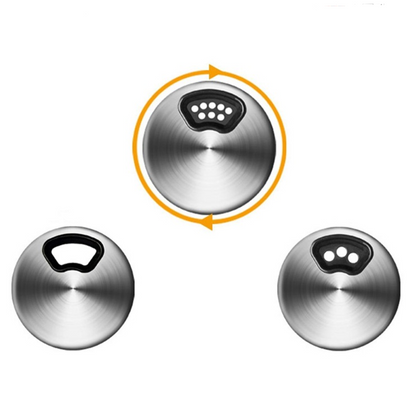 Glass Spice Container – Heat-Resistant Borosilicate Salt Shaker with Rotating Lid