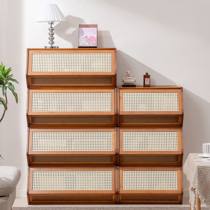 Multi-Function Stackable Storage Cabinet: Strong Load-Bearing & Dust-Proof Design