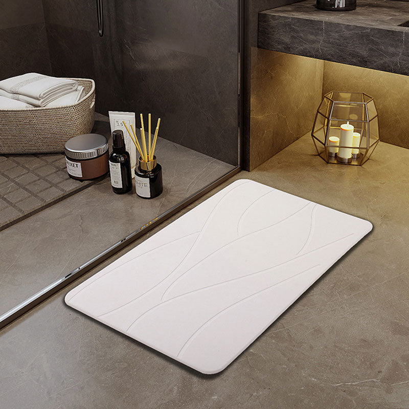 Diatomaceous Earth Hard Bath Mat - Non-Slip & Super Absorbent