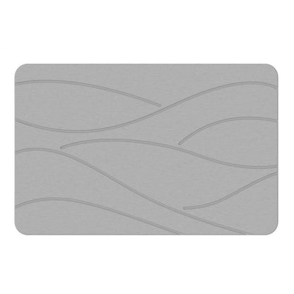 Diatomaceous Earth Hard Bath Mat - Non-Slip & Super Absorbent