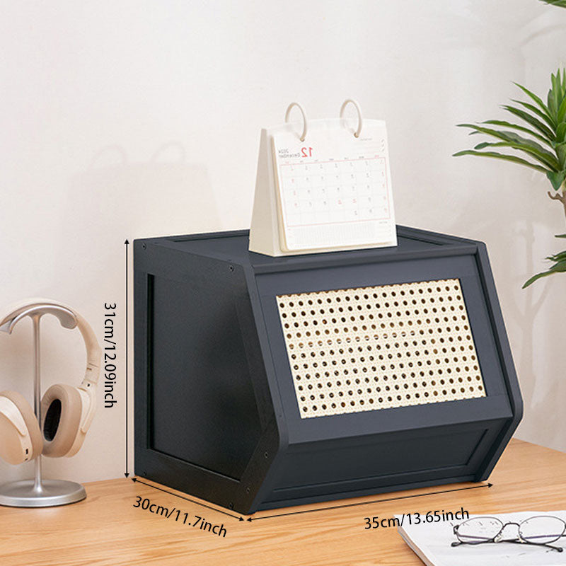 Multi-Function Stackable Storage Cabinet: Strong Load-Bearing & Dust-Proof Design