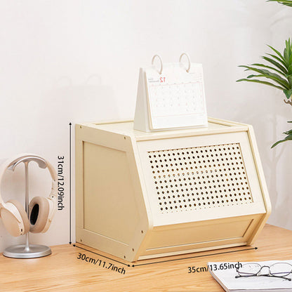 Multi-Function Stackable Storage Cabinet: Strong Load-Bearing & Dust-Proof Design