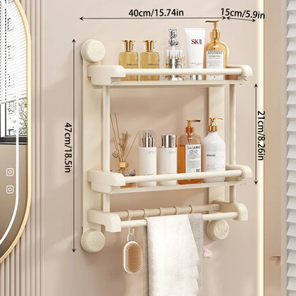 No-Drill Suction Storage Rack – Heavy-Duty & Stainless Steel