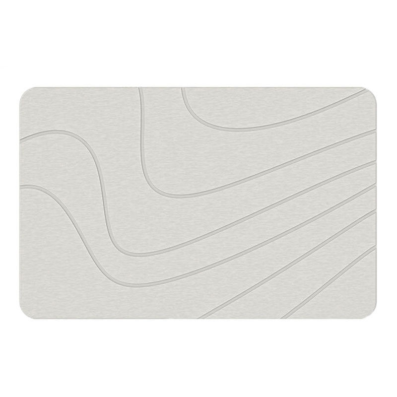 Diatomaceous Earth Hard Bath Mat - Non-Slip & Super Absorbent