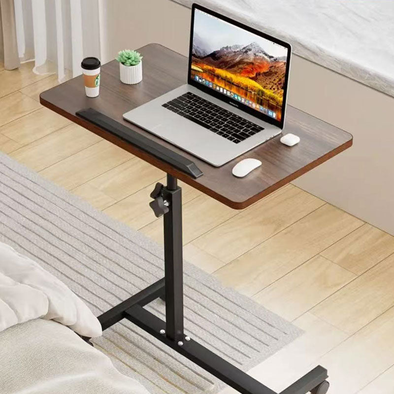 Mobile Adjustable Bedside Table – C-Shaped Design with Swivel Wheels