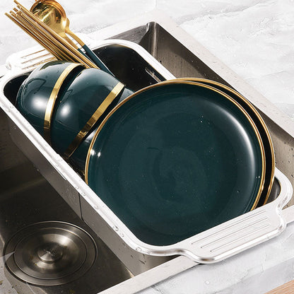 Telescopic Stainless Steel Sink Strainer Basket: Space-Saving & Fast Drain