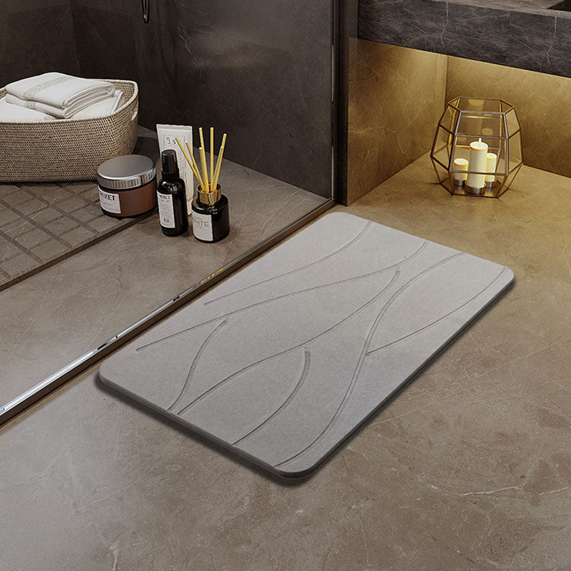 Diatomaceous Earth Hard Bath Mat - Non-Slip & Super Absorbent