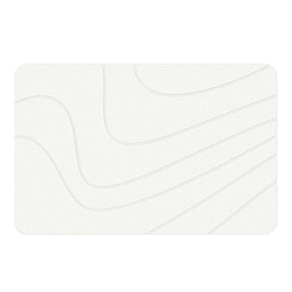 Diatomaceous Earth Hard Bath Mat - Non-Slip & Super Absorbent