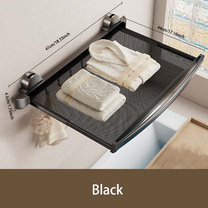 No-Drill Suction Foldable Drying Net: Strong Hold, Space-Saving Design