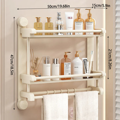 No-Drill Suction Storage Rack – Heavy-Duty & Stainless Steel