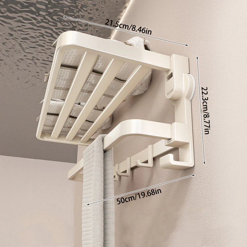 Suction Towel Rack – No-Drill Installation & Strong Load Capacity