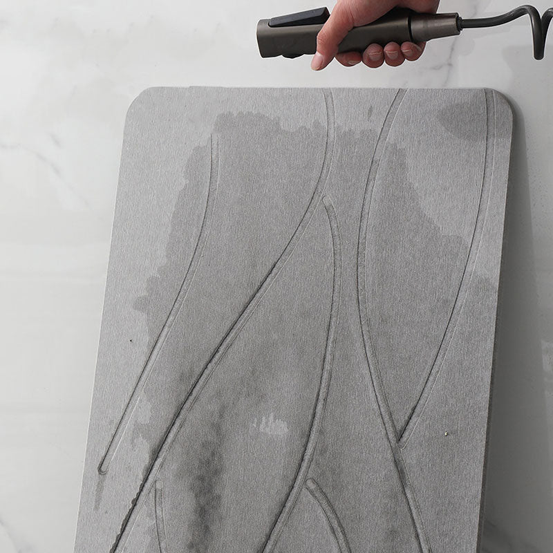 Diatomaceous Earth Hard Bath Mat - Non-Slip & Super Absorbent