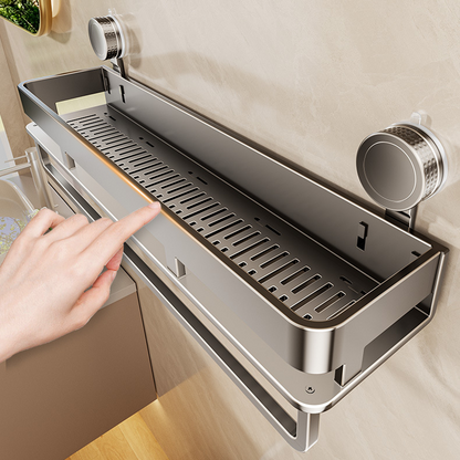 Suction Cup Bathroom Storage – Premium Material & Strong Load Capacity