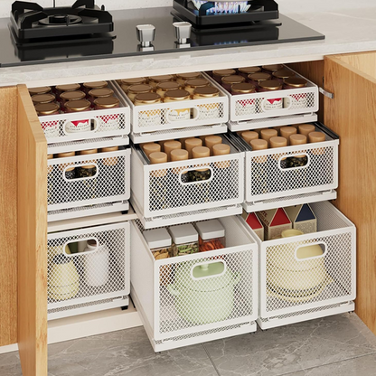 Pull-Out Organizer Basket – Extra Large Capacity & Durable Strength