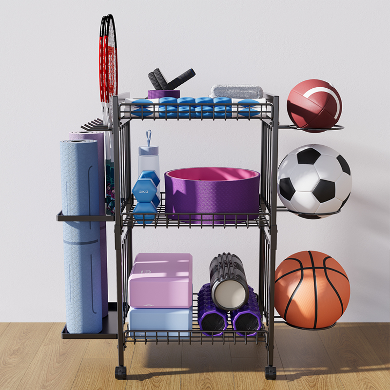 Sports Gear Organizer Rack – Heavy-Duty, Space-Saving Large Capacity