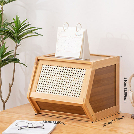 Multi-Function Stackable Storage Cabinet: Strong Load-Bearing & Dust-Proof Design